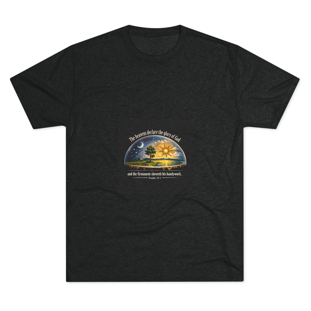 Sun and Moon Cosmos Illustration T-Shirt | Day Night Earth Graphic