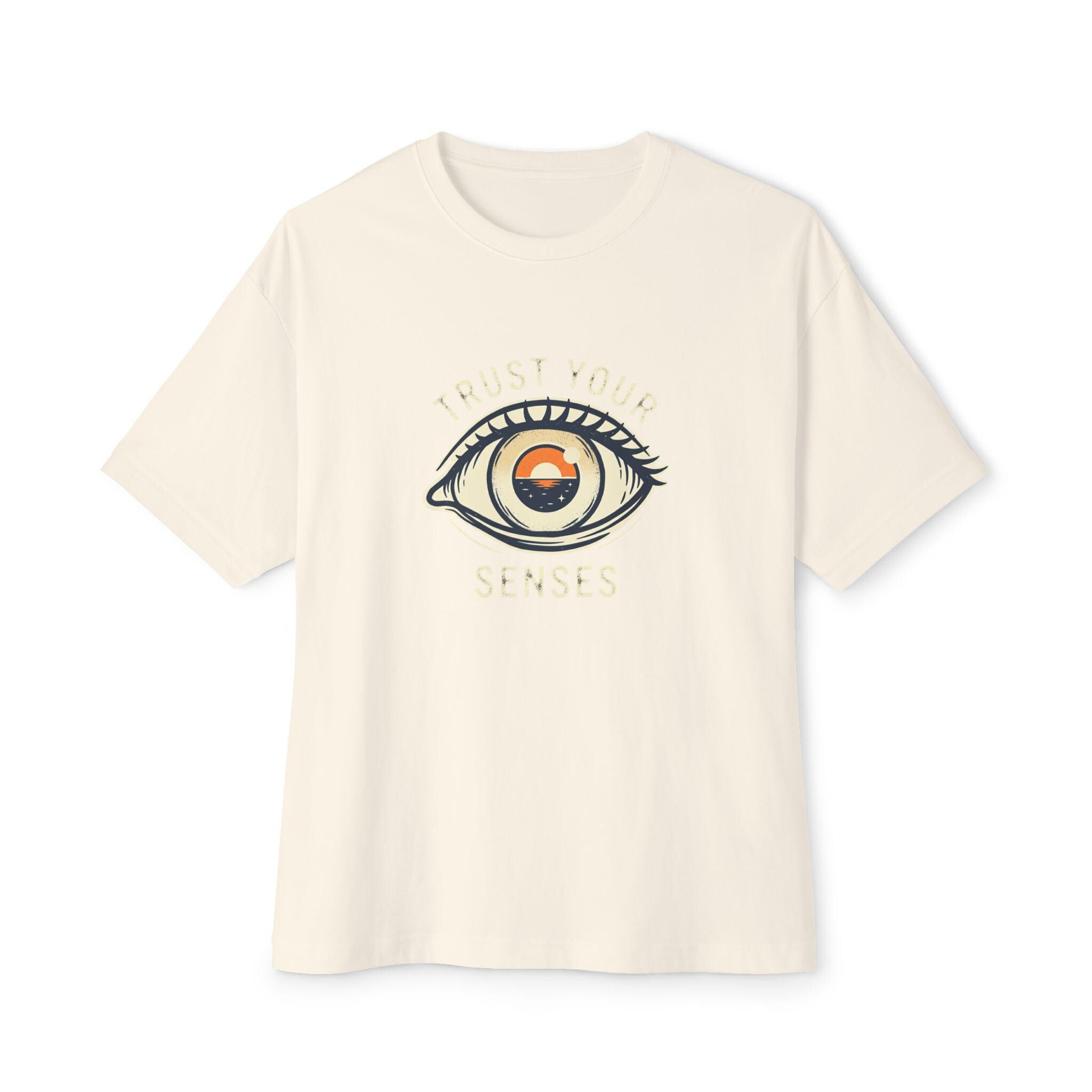 Trust Your Senses Eye Illustration T-Shirt | Minimal Graphic Tee