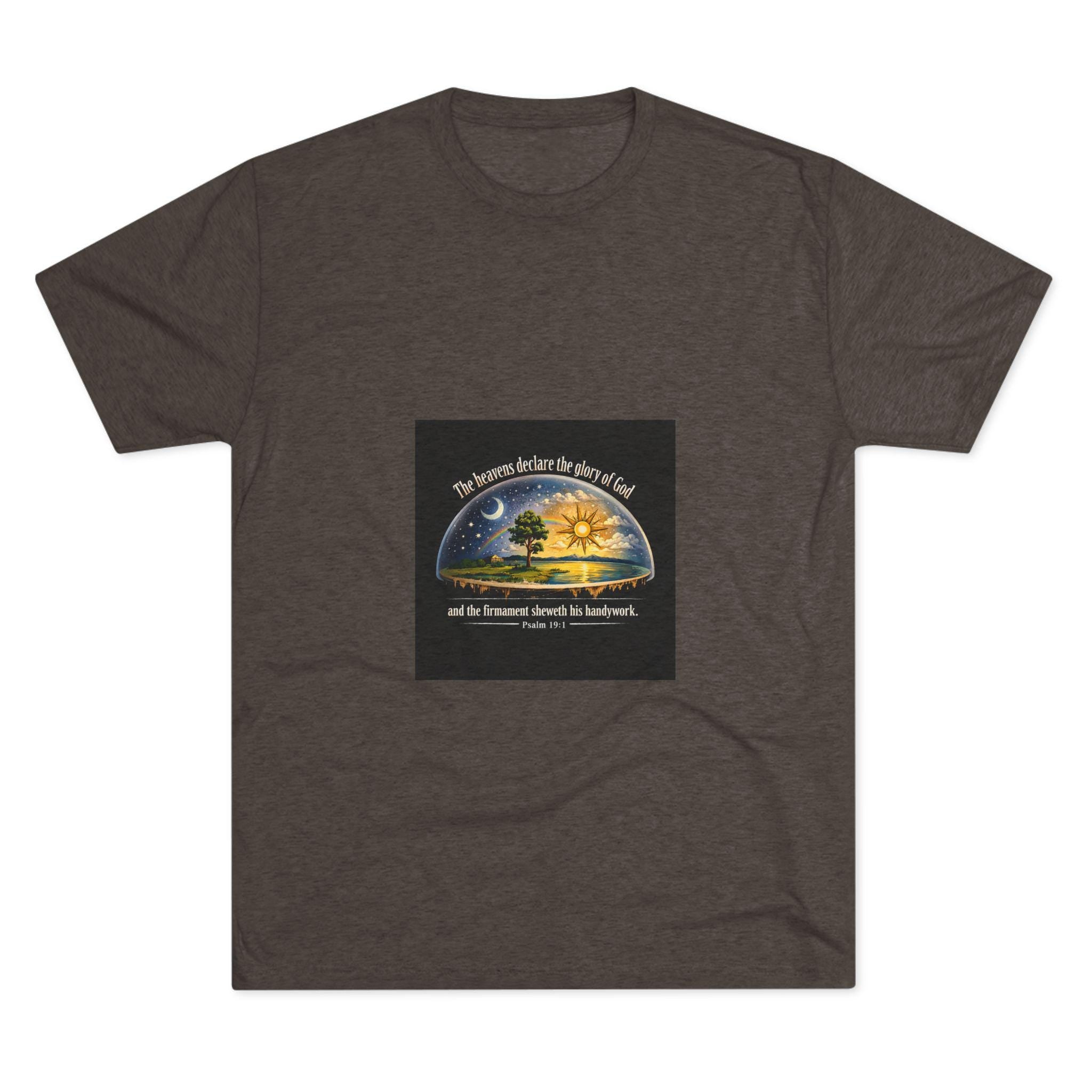 Sun and Moon Cosmos Illustration T-Shirt | Day Night Earth Graphic