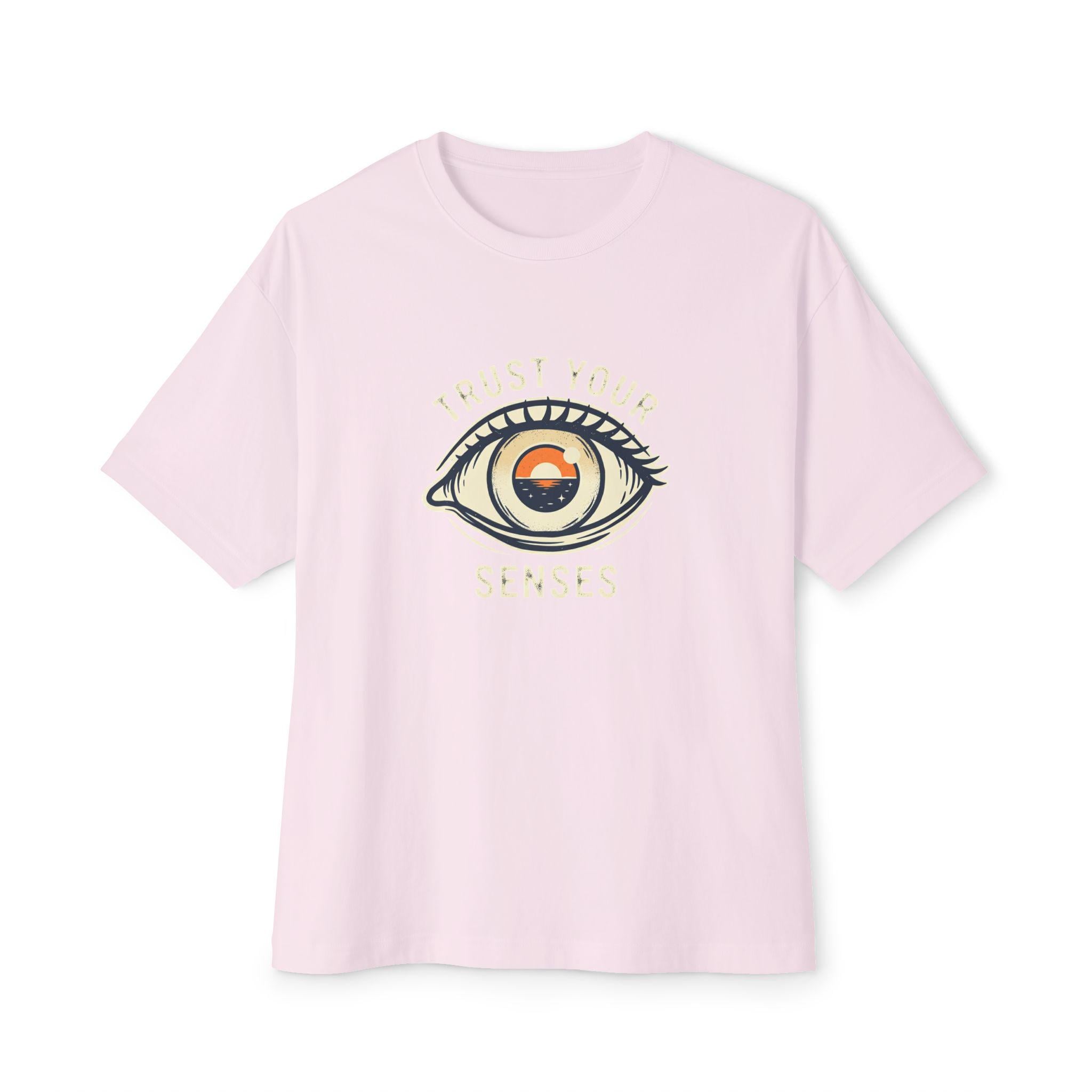Trust Your Senses Eye Illustration T-Shirt | Minimal Graphic Tee