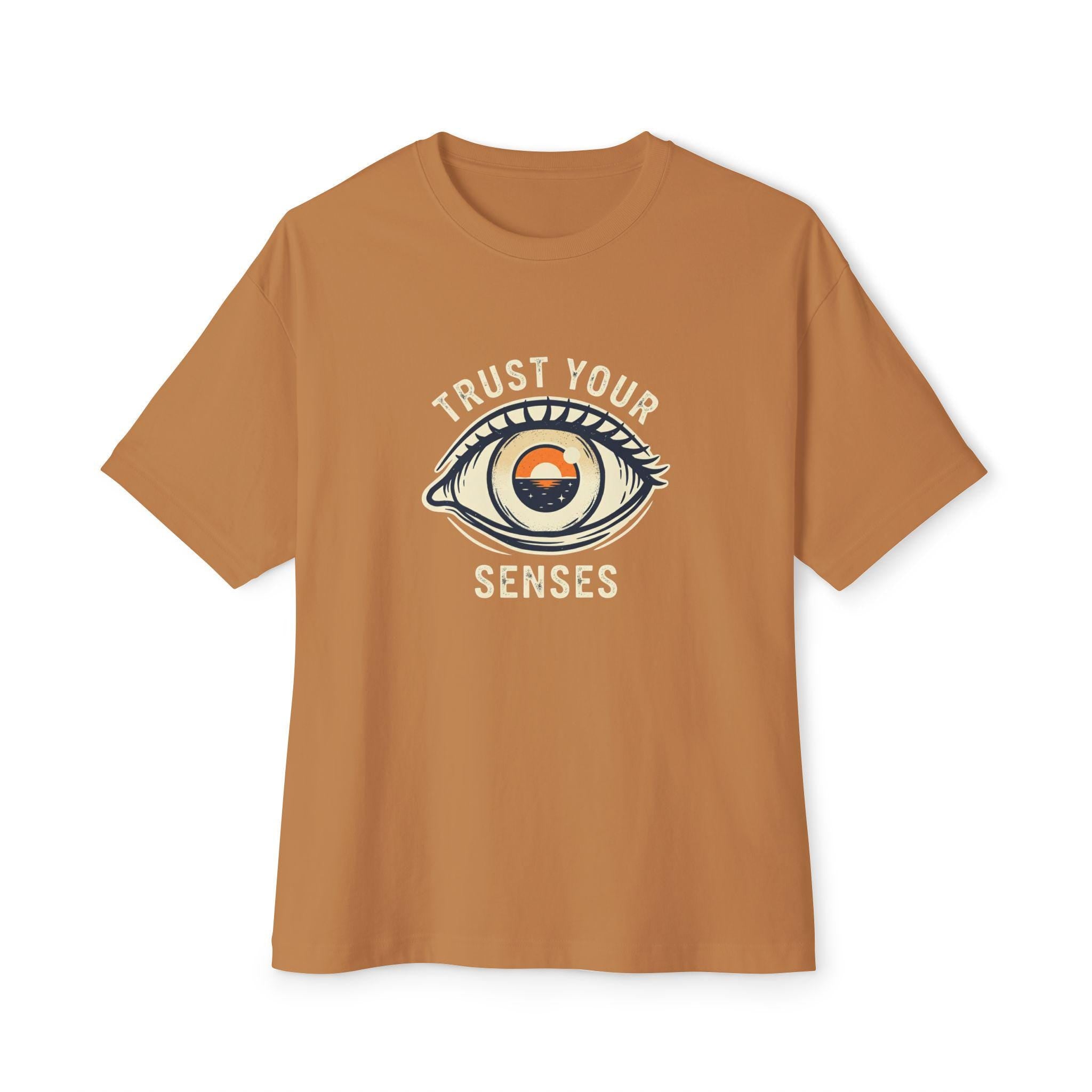 Trust Your Senses Eye Illustration T-Shirt | Minimal Graphic Tee