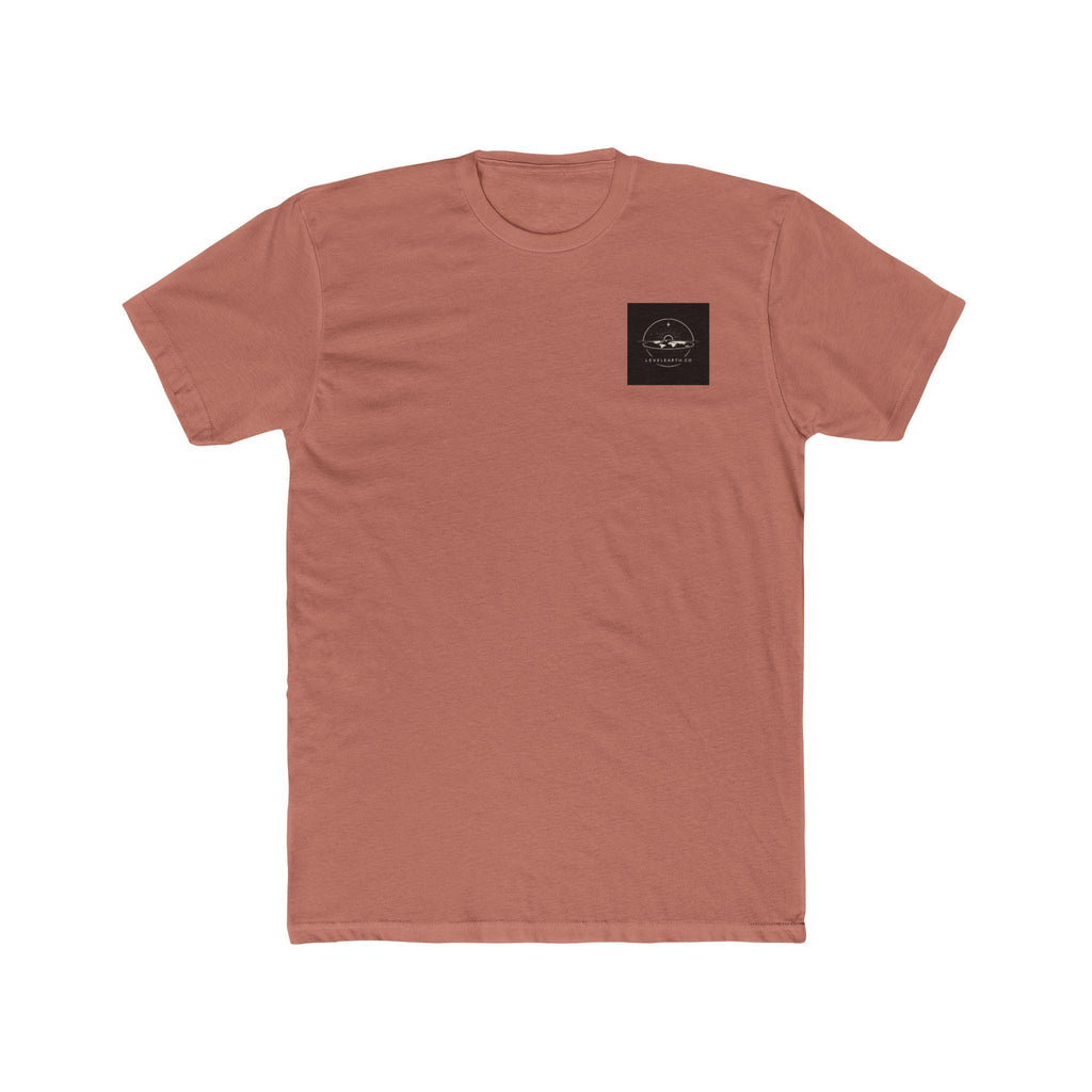 Cotton t-Shirt with levelearth.co Logo