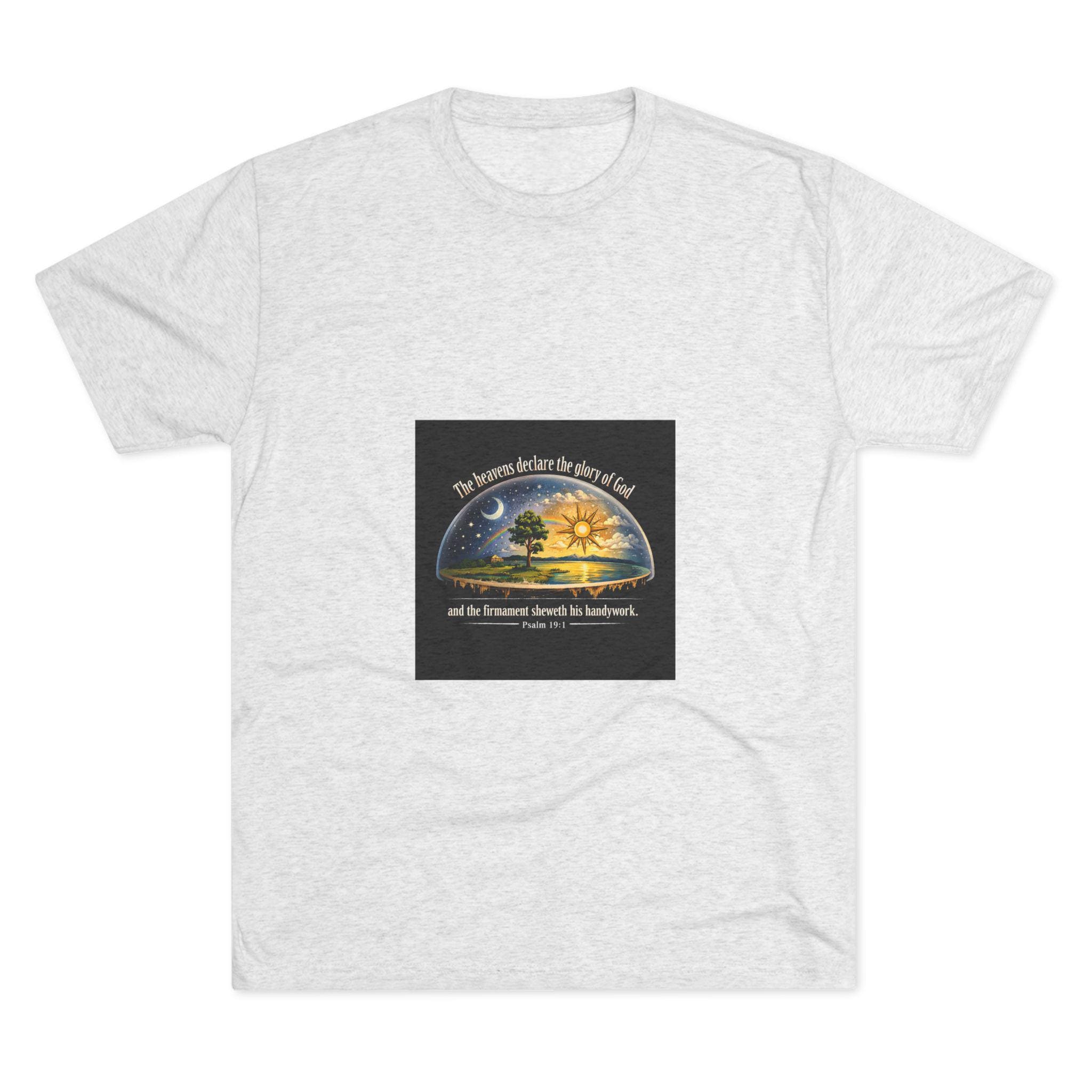 Sun and Moon Cosmos Illustration T-Shirt | Day Night Earth Graphic