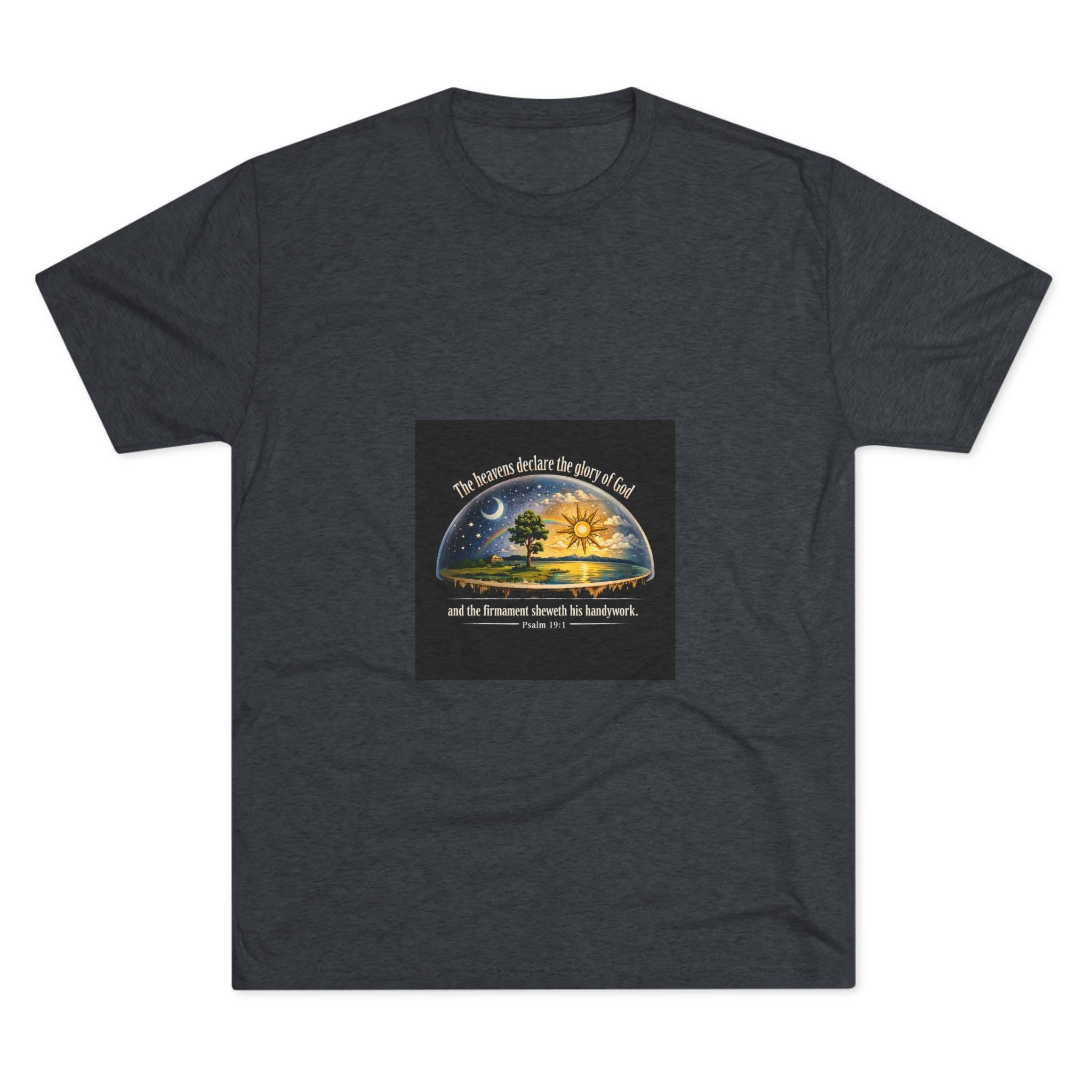 Sun and Moon Cosmos Illustration T-Shirt | Day Night Earth Graphic