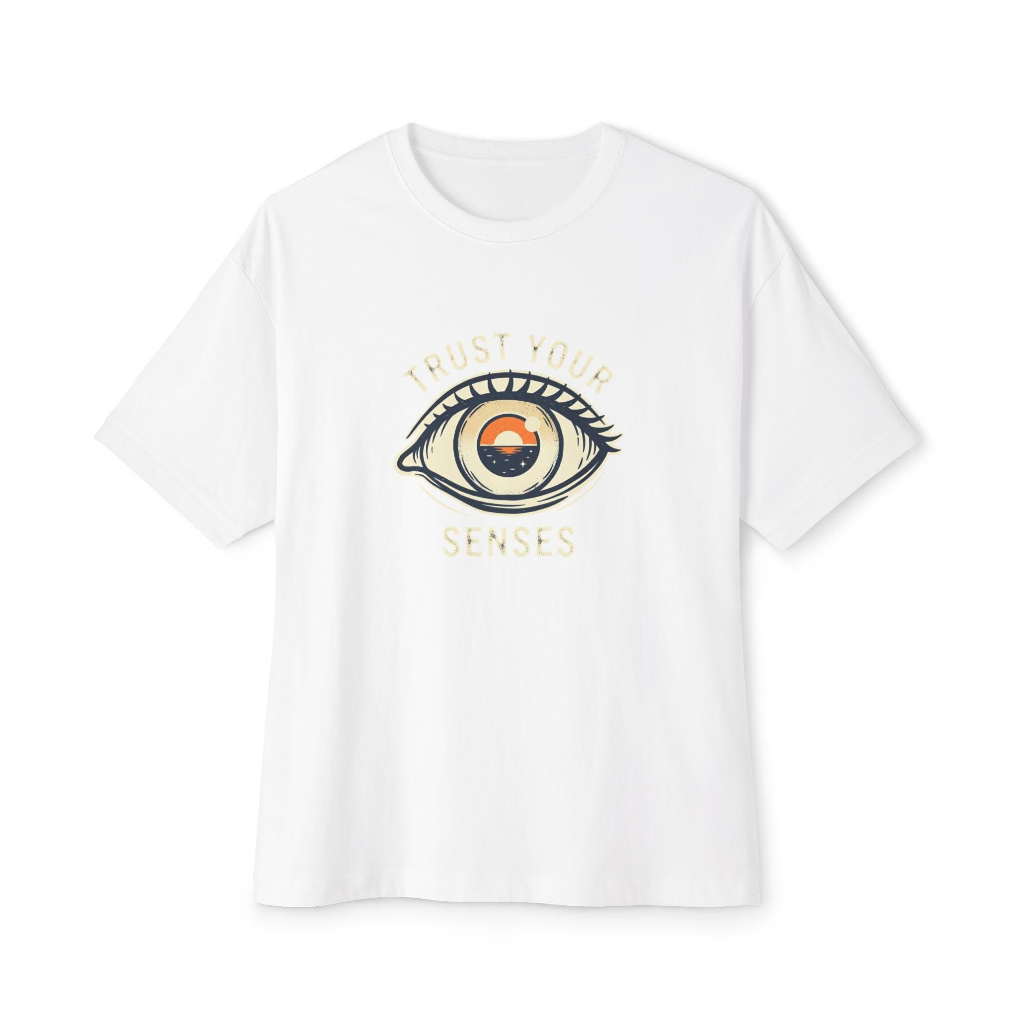 Trust Your Senses Eye Illustration T-Shirt | Minimal Graphic Tee